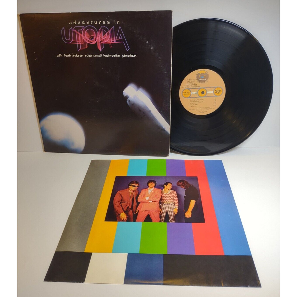 Utopia Adventures In Utopia Vinyl LP Record Album Prog Rock 1980 Todd Rundgren